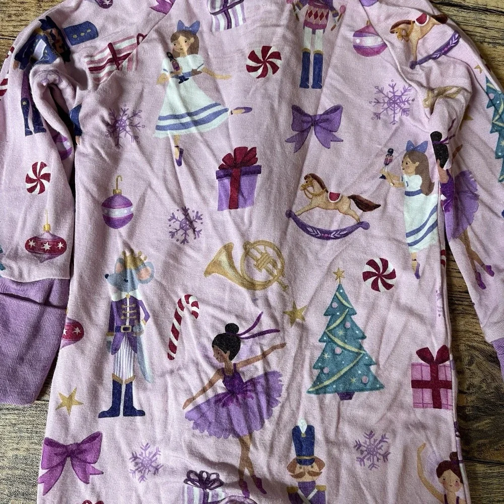 Little Sleepies Zippy Baby Girls 0-3m Christmas Nutcracker Sleeper Winter Bamboo